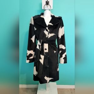 Black and white small Bebe Coat